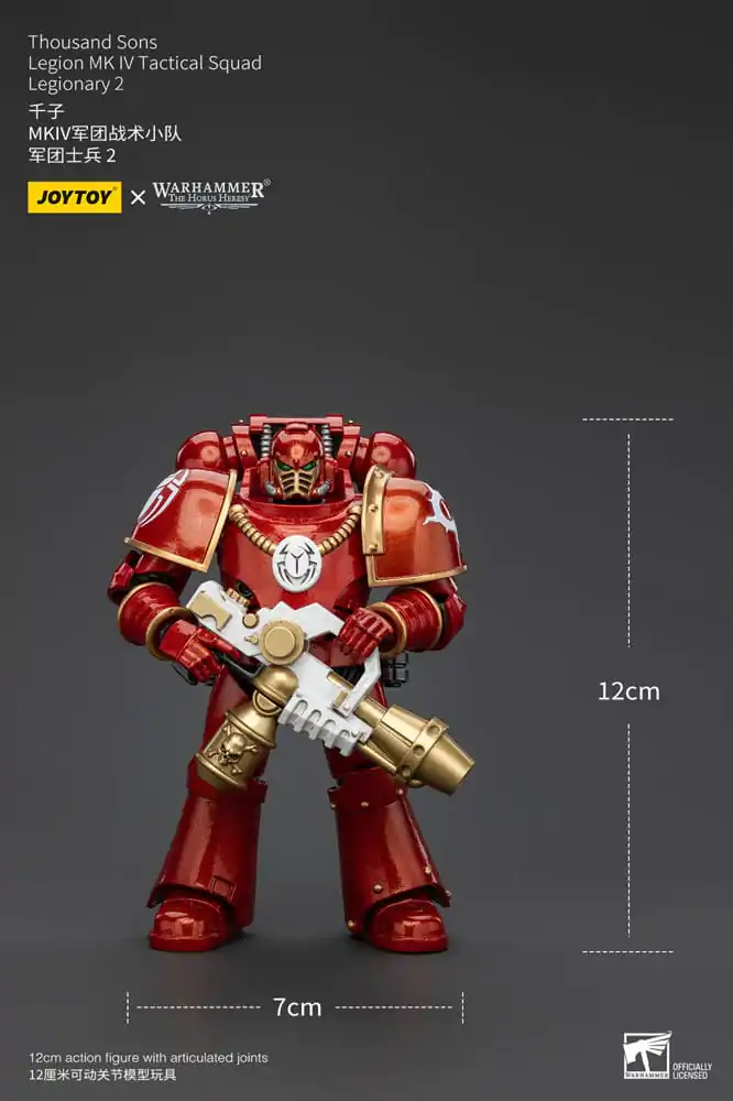 Warhammer The Horus Heresy 1/18 Thousand Sons Legion MK IV Tactical Squad Legionary 2 akciófigura 12 cm termékfotó