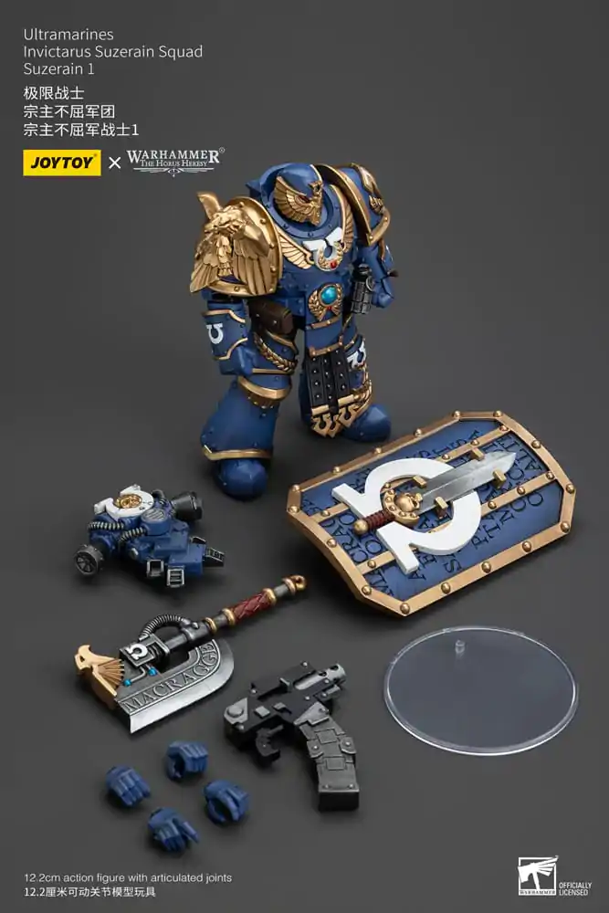 Warhammer The Horus Heresy 1/18 Ultramarines Invictarus Suzerain Squad Suzerain 1 akciófigura 12 cm termékfotó