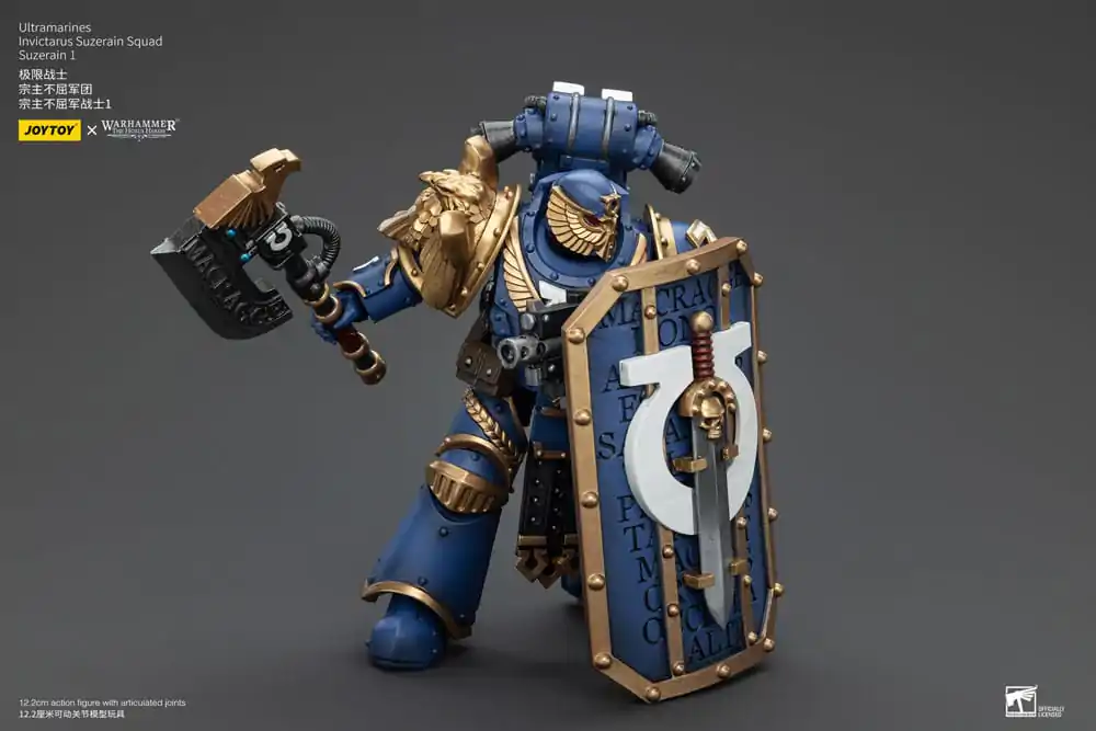 Warhammer The Horus Heresy 1/18 Ultramarines Invictarus Suzerain Squad Suzerain 1 akciófigura 12 cm termékfotó