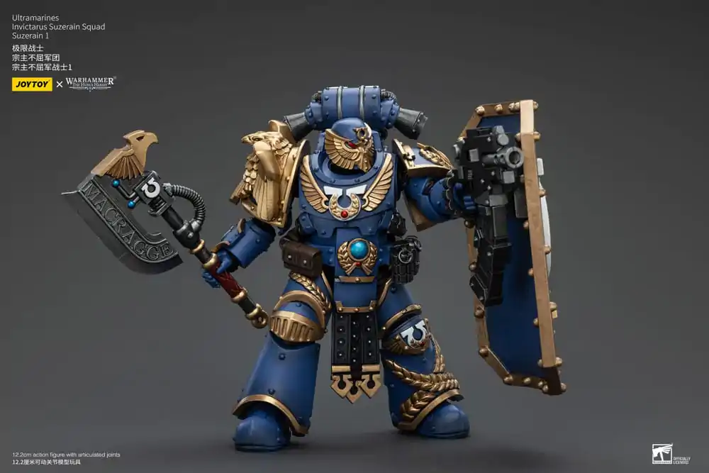 Warhammer The Horus Heresy 1/18 Ultramarines Invictarus Suzerain Squad Suzerain 1 akciófigura 12 cm termékfotó