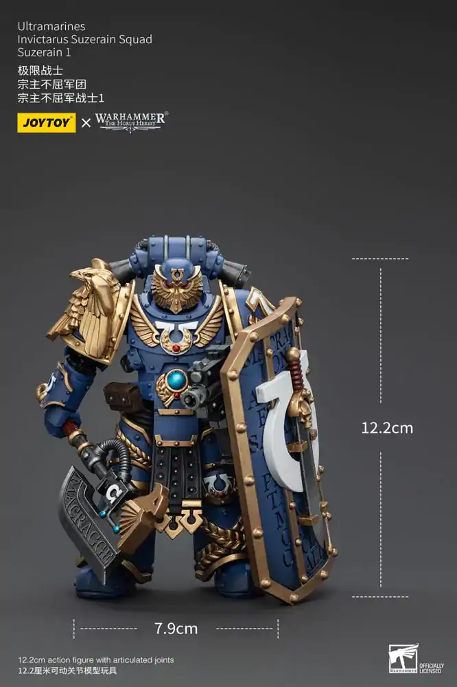 Warhammer The Horus Heresy 1/18 Ultramarines Invictarus Suzerain Squad Suzerain 1 akciófigura 12 cm termékfotó