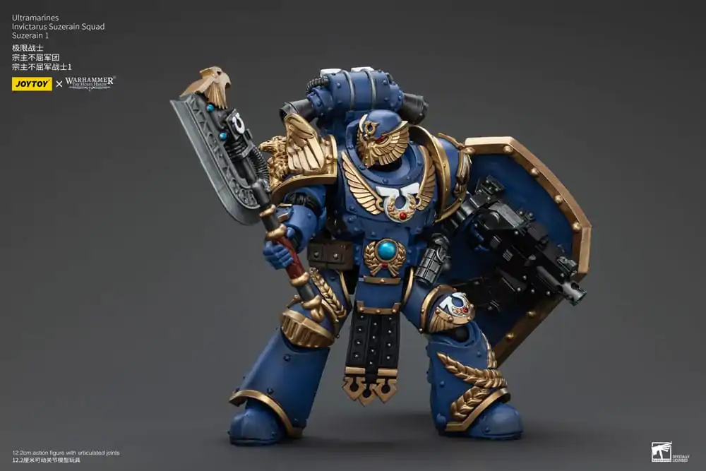 Warhammer The Horus Heresy 1/18 Ultramarines Invictarus Suzerain Squad Suzerain 1 akciófigura 12 cm termékfotó