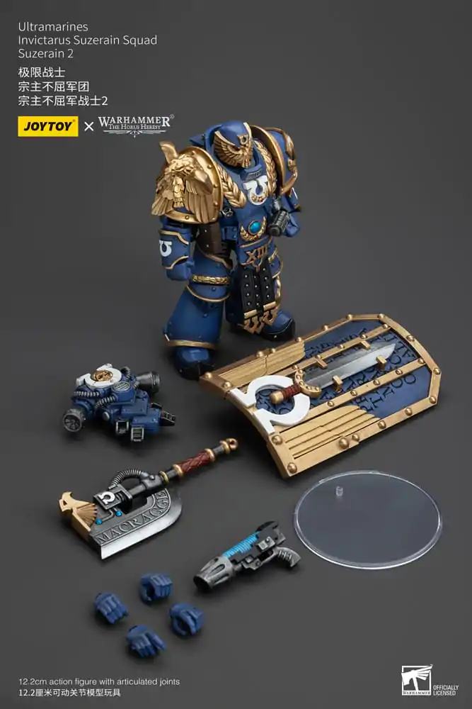 Warhammer The Horus Heresy 1/18 Ultramarines Invictarus Suzerain Squad Suzerain 2 akciófigura 12 cm termékfotó