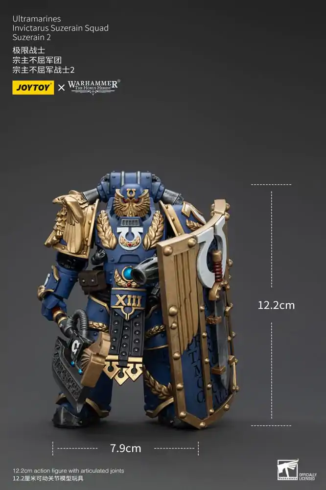 Warhammer The Horus Heresy 1/18 Ultramarines Invictarus Suzerain Squad Suzerain 2 akciófigura 12 cm termékfotó