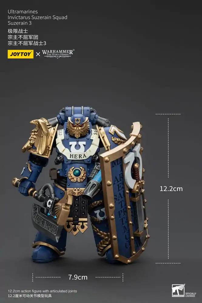 Warhammer The Horus Heresy 1/18 Ultramarines Invictarus Suzerain Squad Suzerain 3 akciófigura 12 cm termékfotó