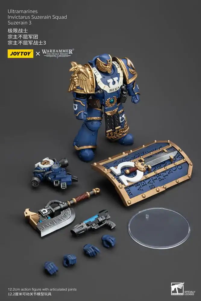 Warhammer The Horus Heresy 1/18 Ultramarines Invictarus Suzerain Squad Suzerain 3 akciófigura 12 cm termékfotó