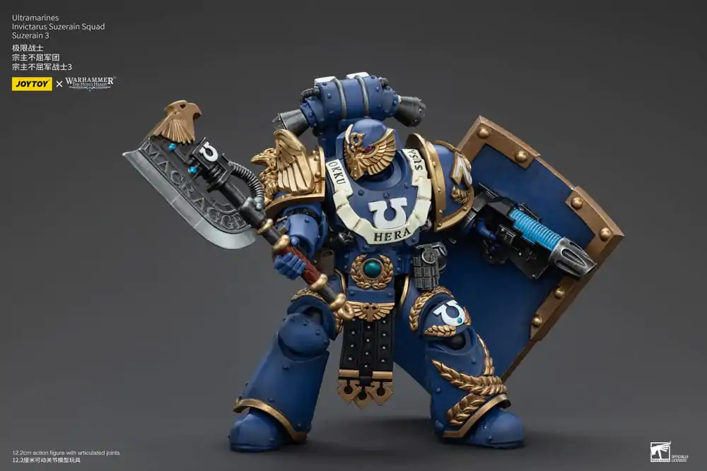 Warhammer The Horus Heresy 1/18 Ultramarines Invictarus Suzerain Squad Suzerain 3 akciófigura 12 cm termékfotó