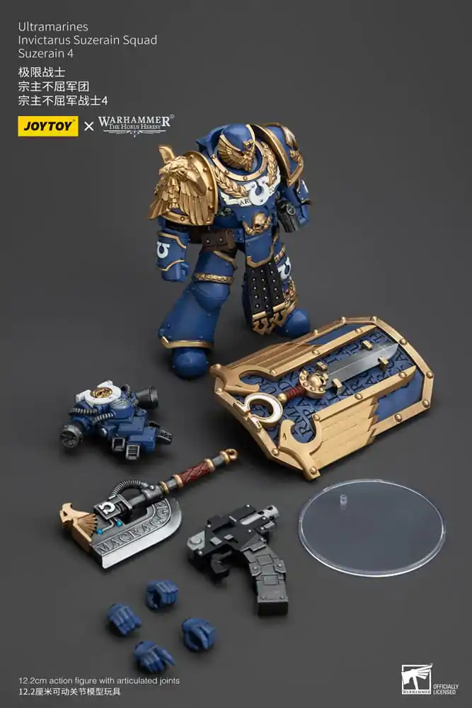 Warhammer The Horus Heresy 1/18 Ultramarines Invictarus Suzerain Squad Suzerain 4 akciófigura 12 cm termékfotó