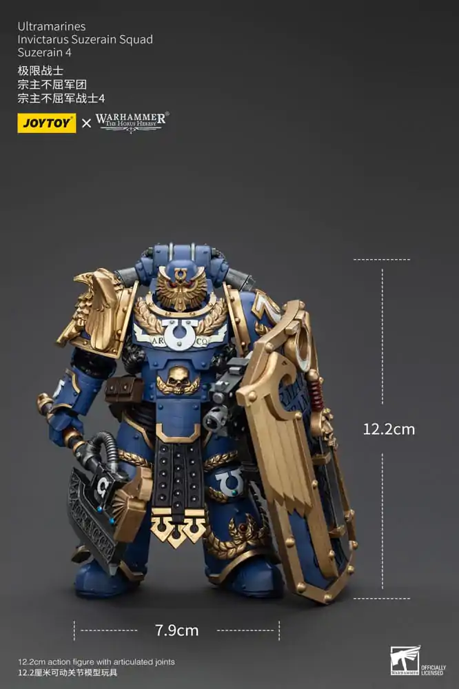 Warhammer The Horus Heresy 1/18 Ultramarines Invictarus Suzerain Squad Suzerain 4 akciófigura 12 cm termékfotó