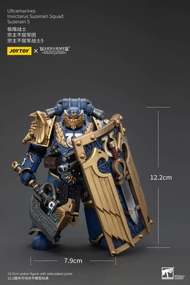 Warhammer The Horus Heresy 1/18 Ultramarines Invictarus Suzerain Squad Suzerain 5 akciófigura 12 cm termékfotó