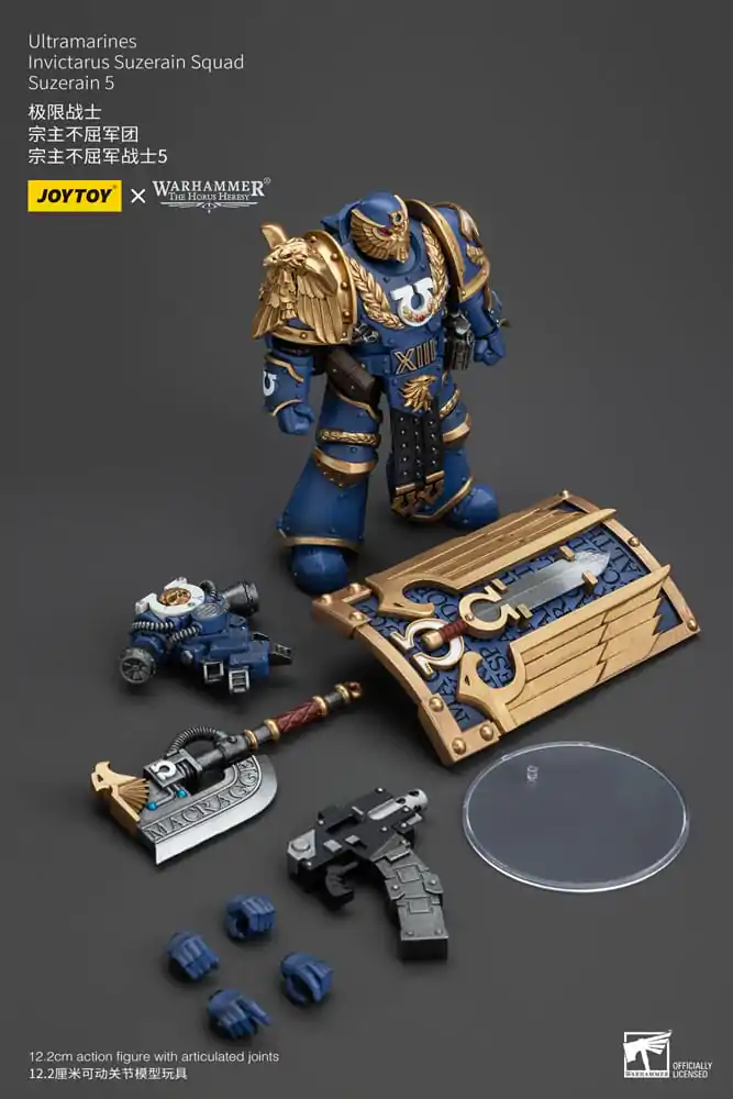 Warhammer The Horus Heresy 1/18 Ultramarines Invictarus Suzerain Squad Suzerain 5 akciófigura 12 cm termékfotó