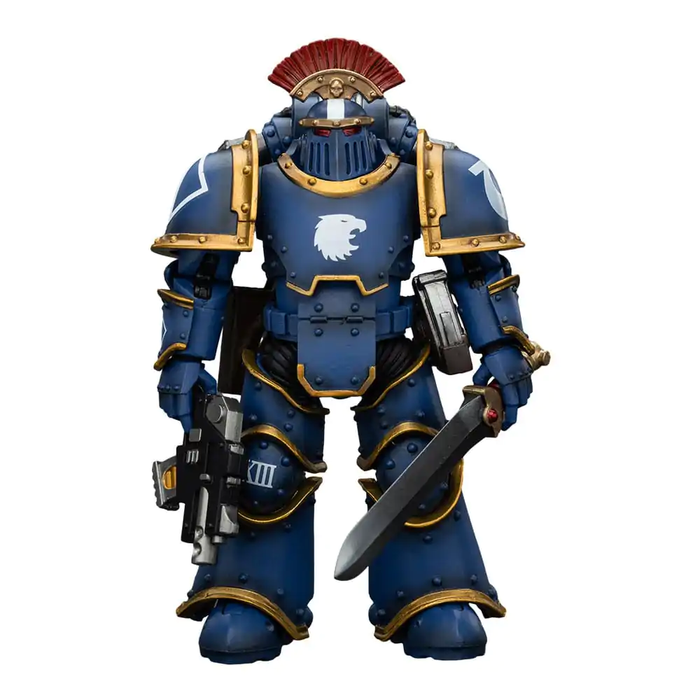 Warhammer The Horus Heresy 1/18 Ultramarines Legion MKIII Tactical Squad Sergeant with Power Sword akciófigura 12 cm termékfotó