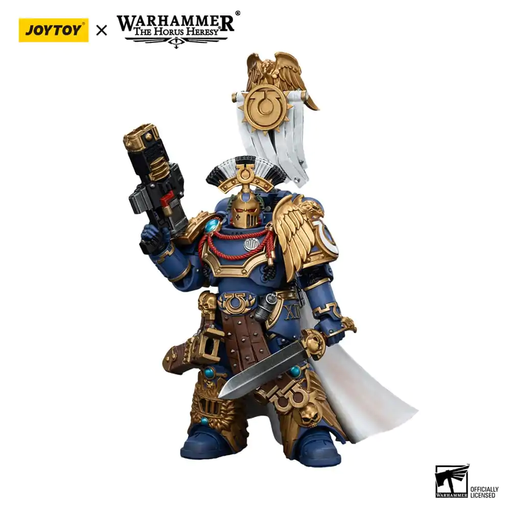 Warhammer The Horus Heresy 1/18 Ultramarines Legion Praetor with Power Sword and Volkite Serpenta akciófigura 12 cm termékfotó