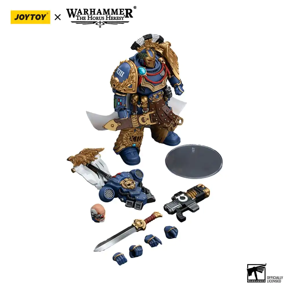 Warhammer The Horus Heresy 1/18 Ultramarines Legion Praetor with Power Sword and Volkite Serpenta akciófigura 12 cm termékfotó