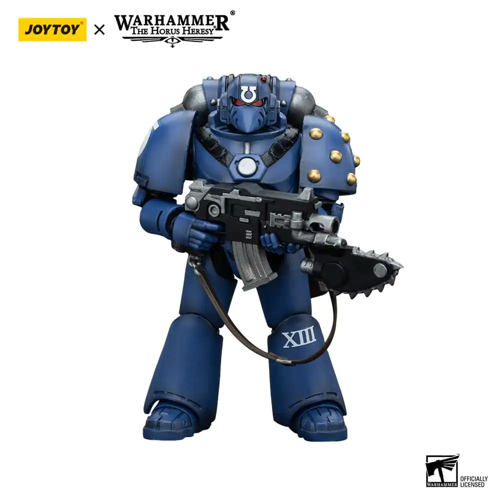 Warhammer The Horus Heresy 1/18 Ultramarines MK VI Tactical Squad Legionary with Bolter & Chainblade akciófigura 12 cm termékfotó