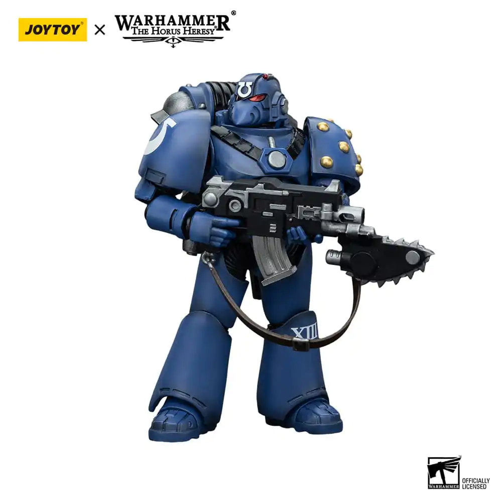 Warhammer The Horus Heresy 1/18 Ultramarines MK VI Tactical Squad Legionary with Bolter & Chainblade akciófigura 12 cm termékfotó