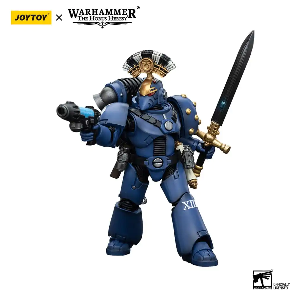 Warhammer The Horus Heresy 1/18 Ultramarines MK VI Tactical Squad Sergeant with Plasma Pistol and Power Sword akciófigura 12 cm termékfotó