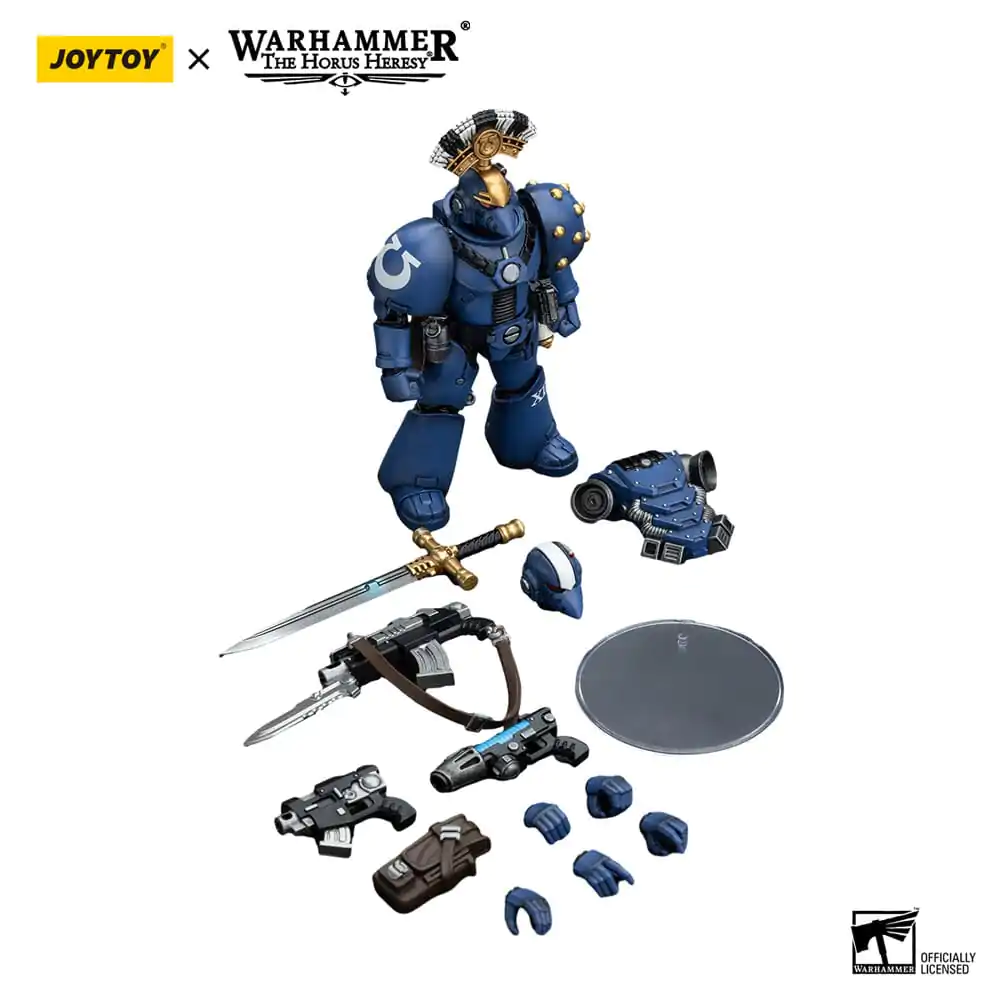 Warhammer The Horus Heresy 1/18 Ultramarines MK VI Tactical Squad Sergeant with Plasma Pistol and Power Sword akciófigura 12 cm termékfotó