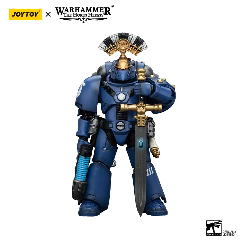 Warhammer The Horus Heresy 1/18 Ultramarines MK VI Tactical Squad Sergeant with Plasma Pistol and Power Sword akciófigura 12 cm termékfotó