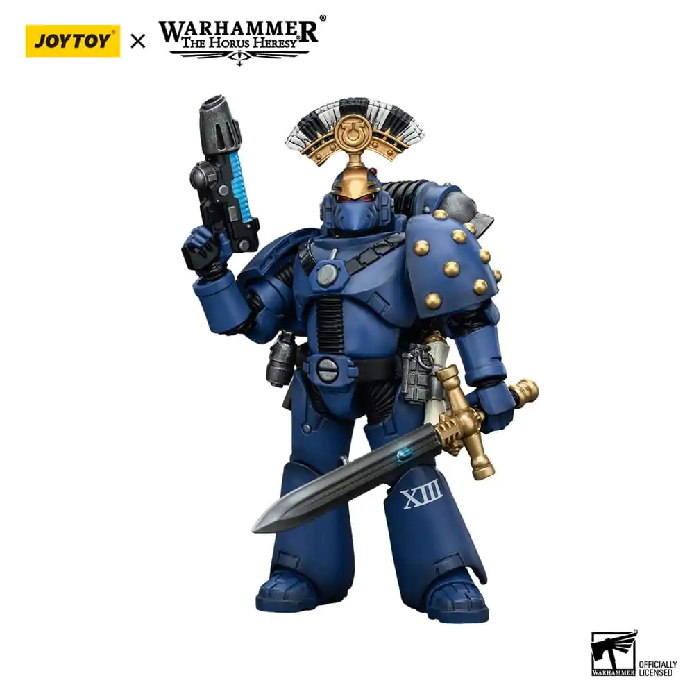 Warhammer The Horus Heresy 1/18 Ultramarines MK VI Tactical Squad Sergeant with Plasma Pistol and Power Sword akciófigura 12 cm termékfotó