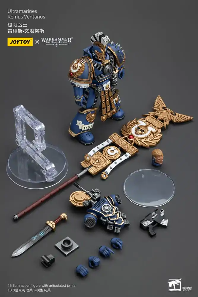 Warhammer The Horus Heresy 1/18 Ultramarines Remus Ventanus akciófigura 14 cm termékfotó