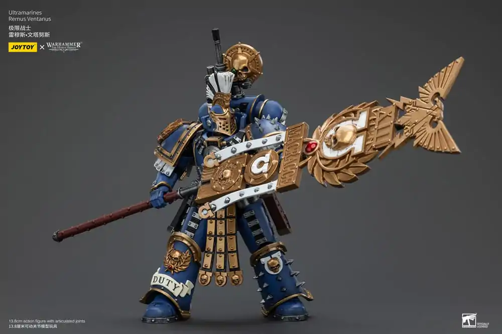 Warhammer The Horus Heresy 1/18 Ultramarines Remus Ventanus akciófigura 14 cm termékfotó