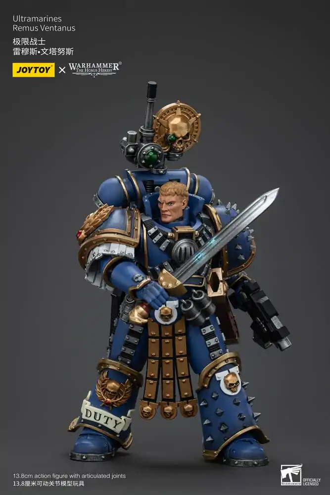 Warhammer The Horus Heresy 1/18 Ultramarines Remus Ventanus akciófigura 14 cm termékfotó