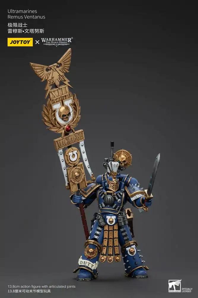 Warhammer The Horus Heresy 1/18 Ultramarines Remus Ventanus akciófigura 14 cm termékfotó