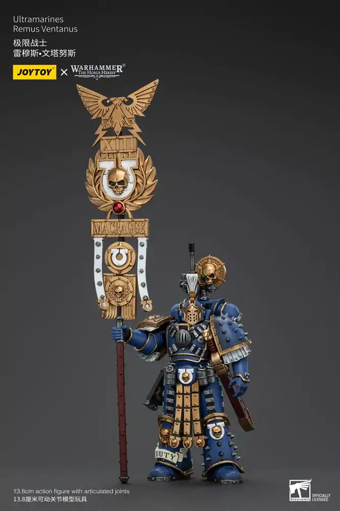 Warhammer The Horus Heresy 1/18 Ultramarines Remus Ventanus akciófigura 14 cm termékfotó