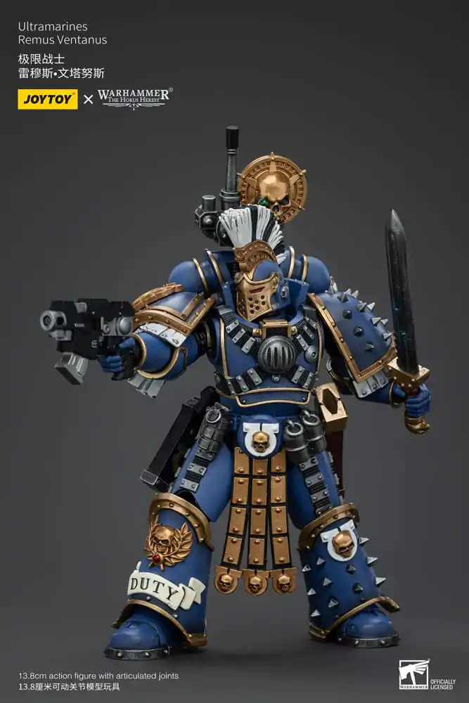 Warhammer The Horus Heresy 1/18 Ultramarines Remus Ventanus akciófigura 14 cm termékfotó