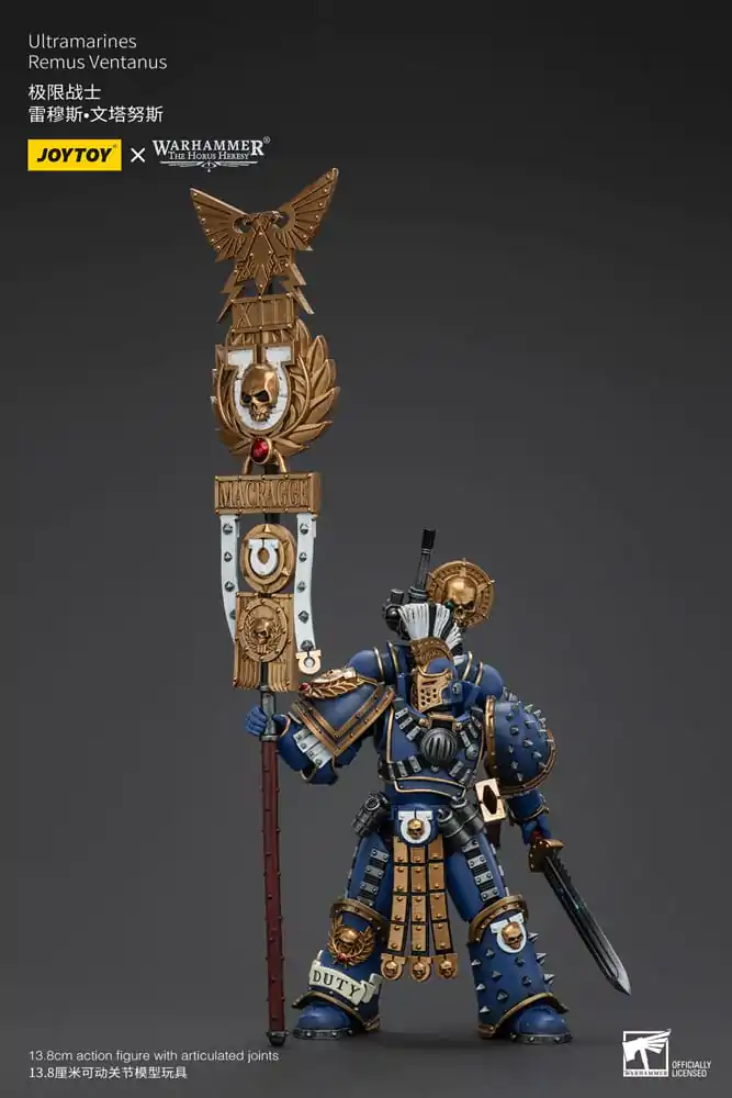 Warhammer The Horus Heresy 1/18 Ultramarines Remus Ventanus akciófigura 14 cm termékfotó