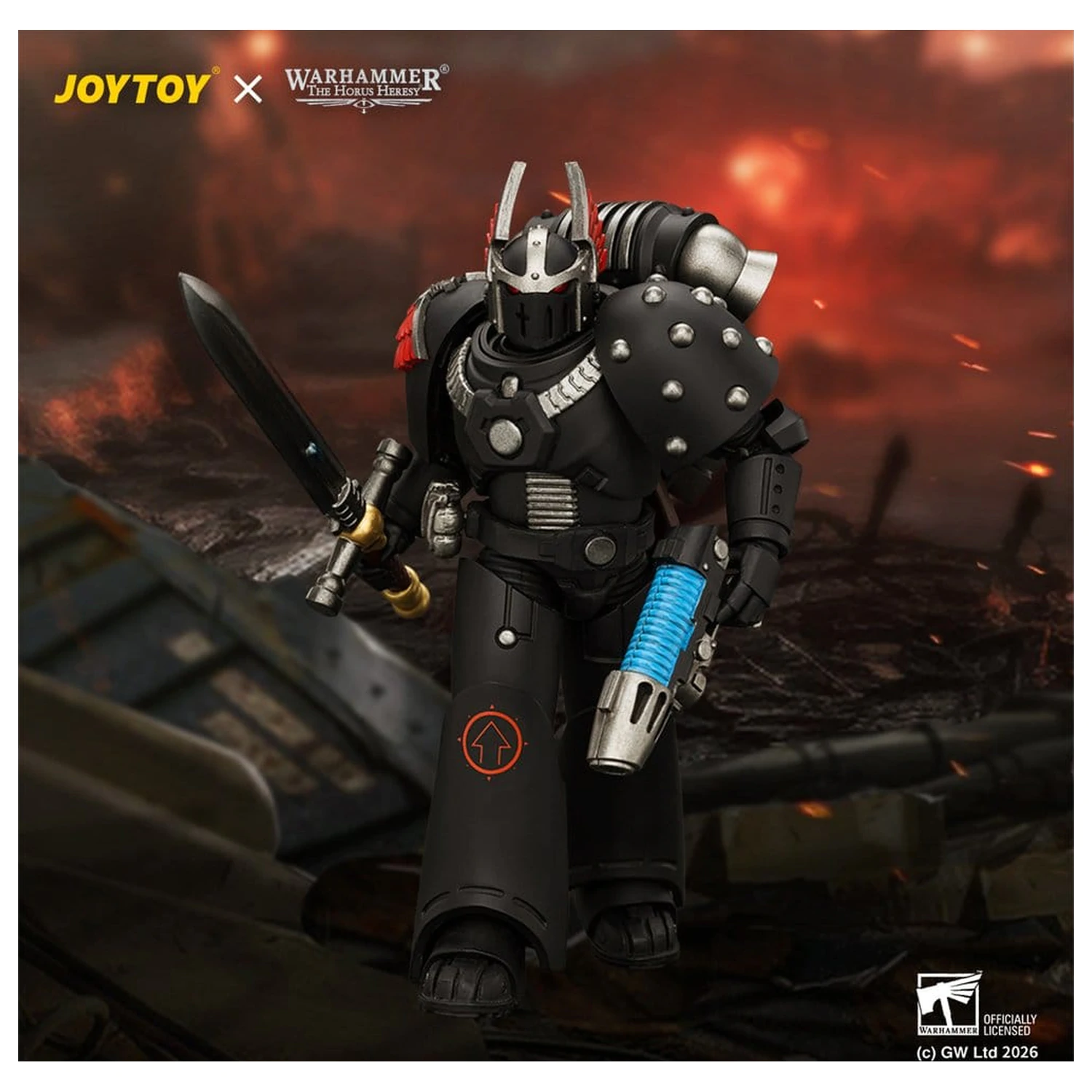 Warhammer The Horus Heresy akciófigura MKVI Tactical Sergeant Dark Angels 12 cm termékfotó