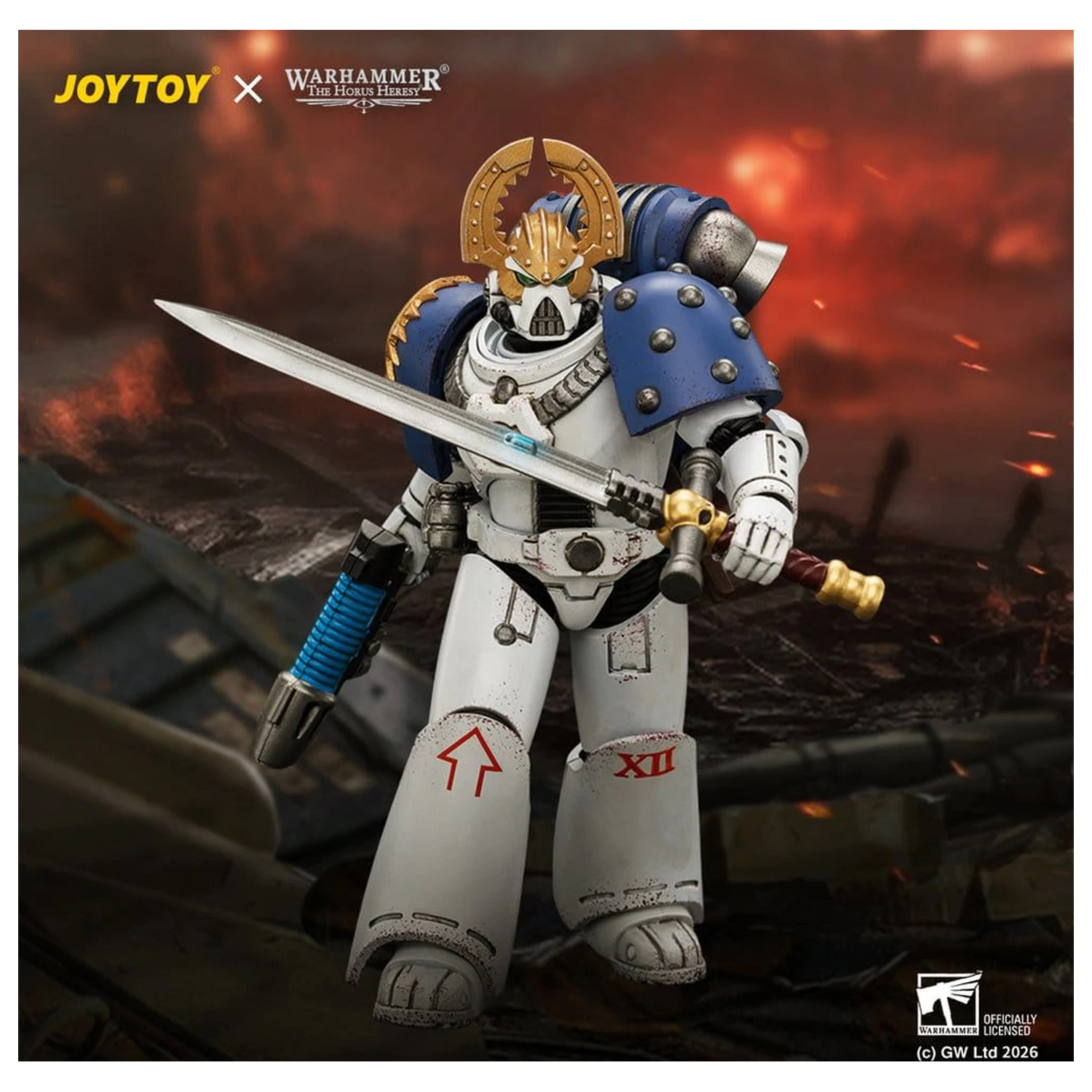 Warhammer The Horus Heresy akciófigura MKVI Tactical Sergeant World Eaters 12 cm termékfotó