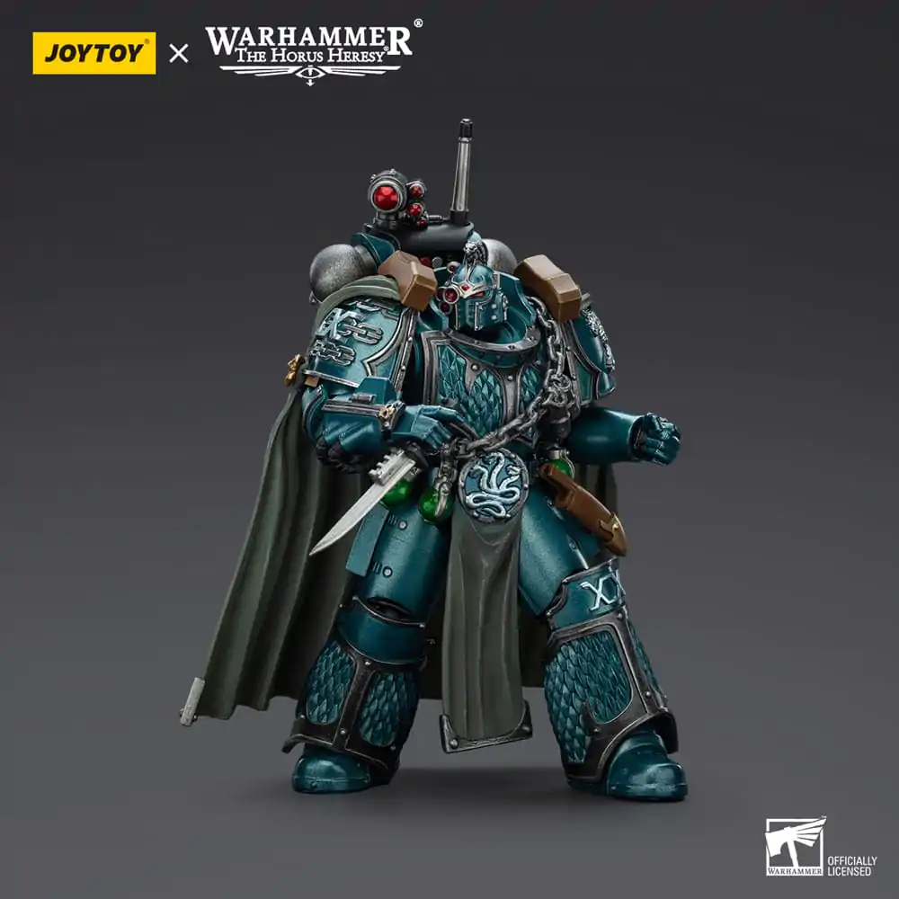 Warhammer The Horus Heresy Alpha Legion Exodus The One who is Many With Sniper Rifle And Power Dagger akciófigura 20 cm termékfotó
