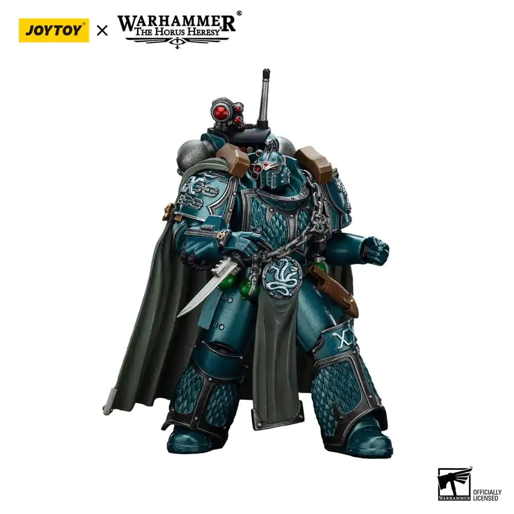 Warhammer The Horus Heresy Alpha Legion Exodus The One who is Many With Sniper Rifle And Power Dagger akciófigura 20 cm termékfotó