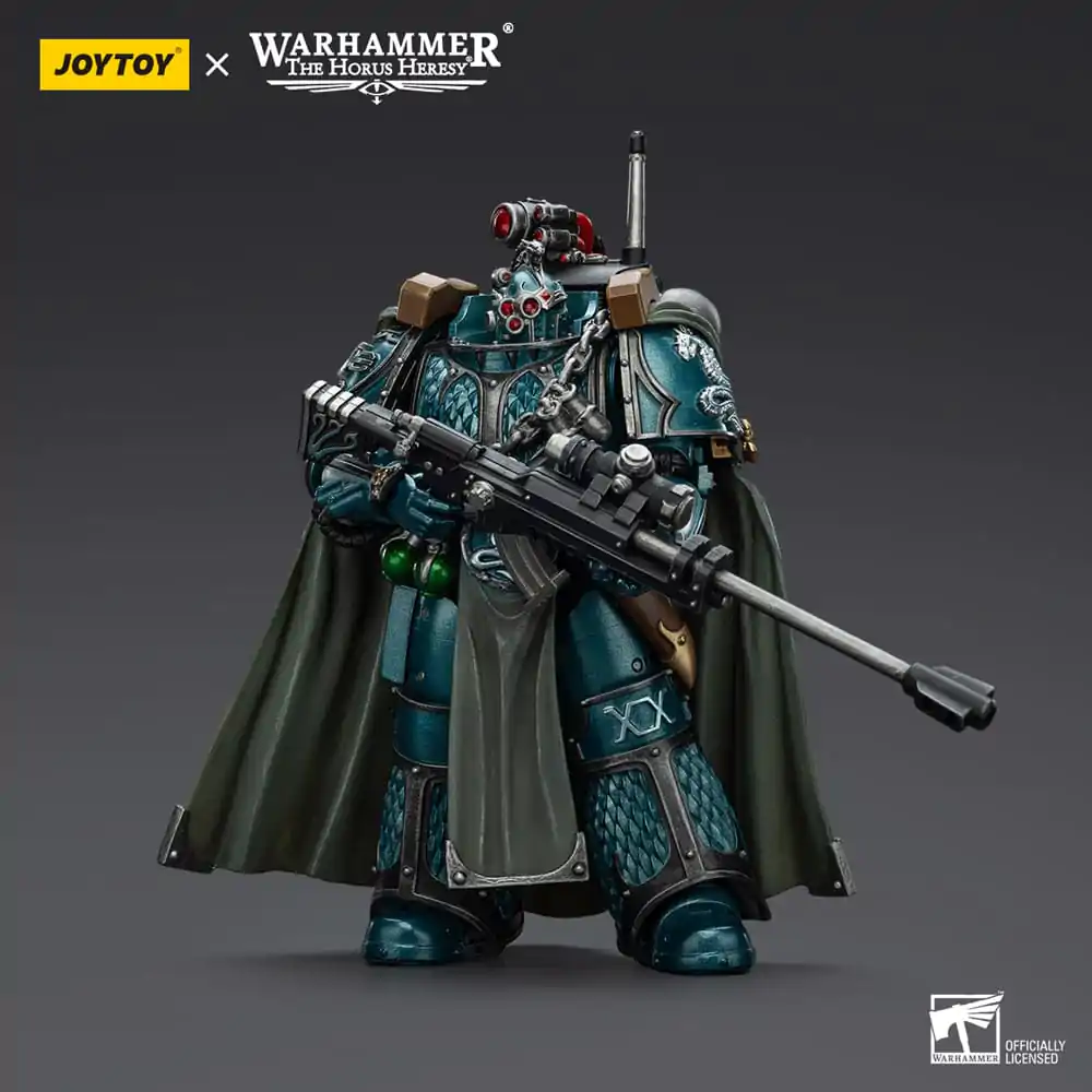 Warhammer The Horus Heresy Alpha Legion Exodus The One who is Many With Sniper Rifle And Power Dagger akciófigura 20 cm termékfotó