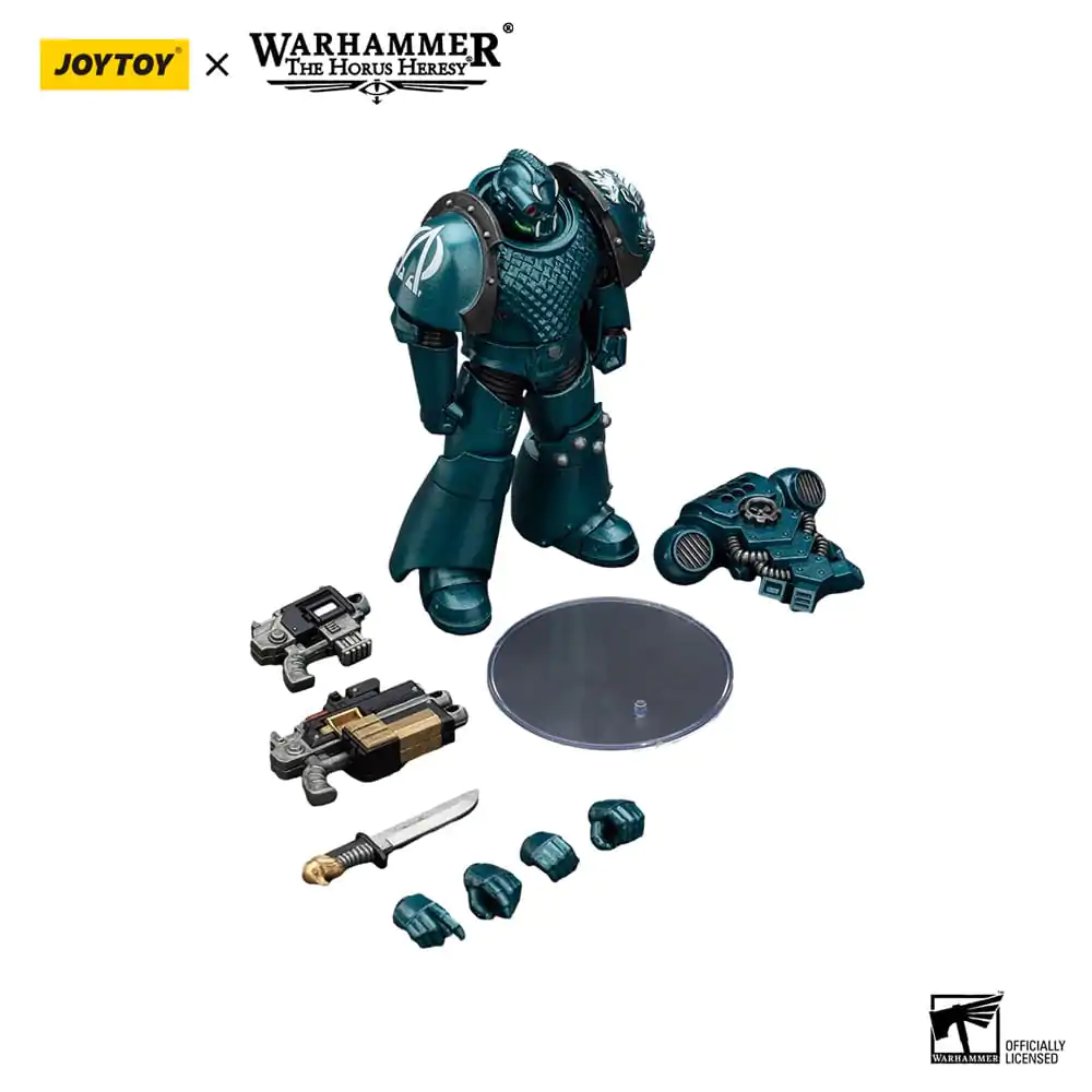 Warhammer The Horus Heresy Alpha Legion Head hunter With Banestrike Combi-Bolter And Power Dagger akciófigura 20 cm termékfotó