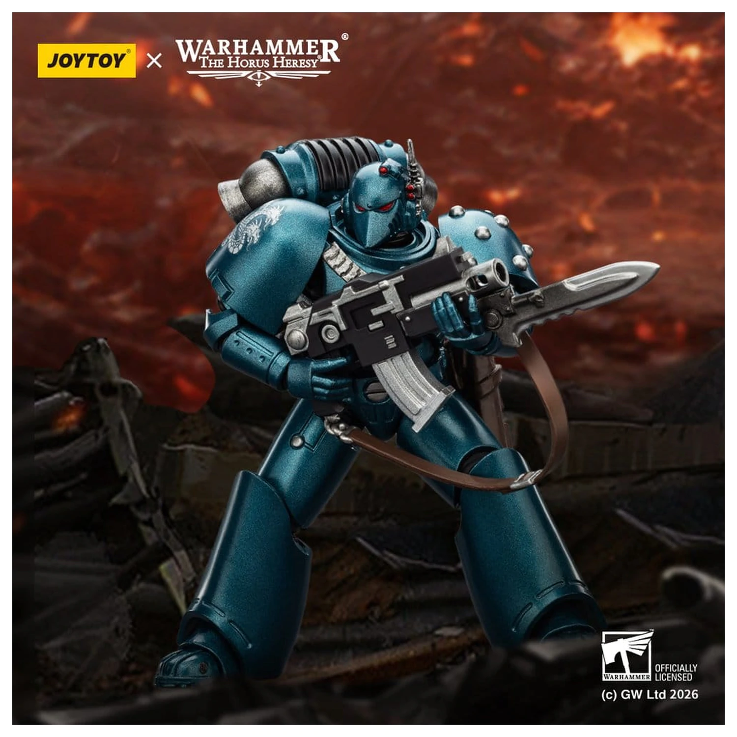 Warhammer The Horus Heresy Alpha Legion MKVI Tactical Legionary akciófigura 12 cm termékfotó