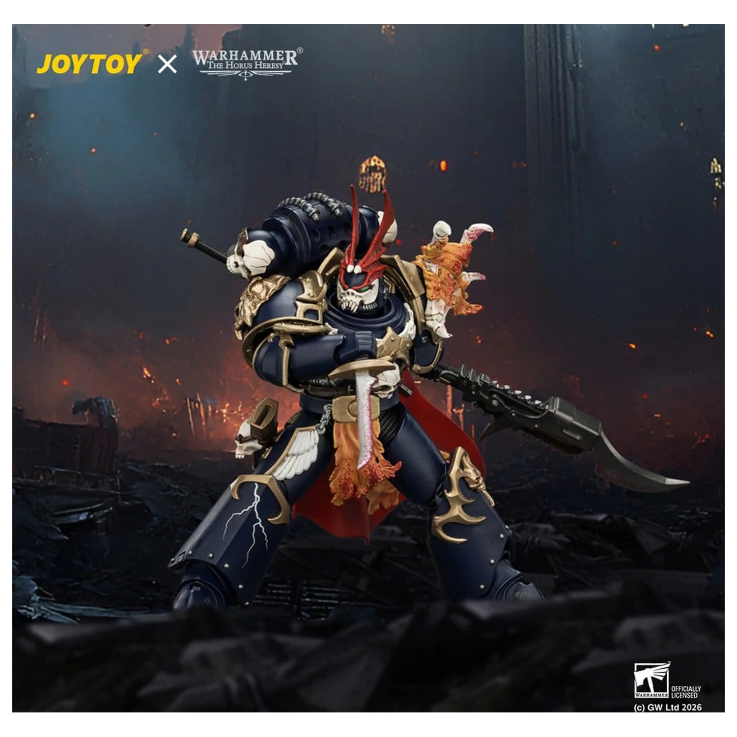 Warhammer The Horus Heresy First Captain of the Night Lords (The Prince of Crows) akciófigura 13 cm termékfotó