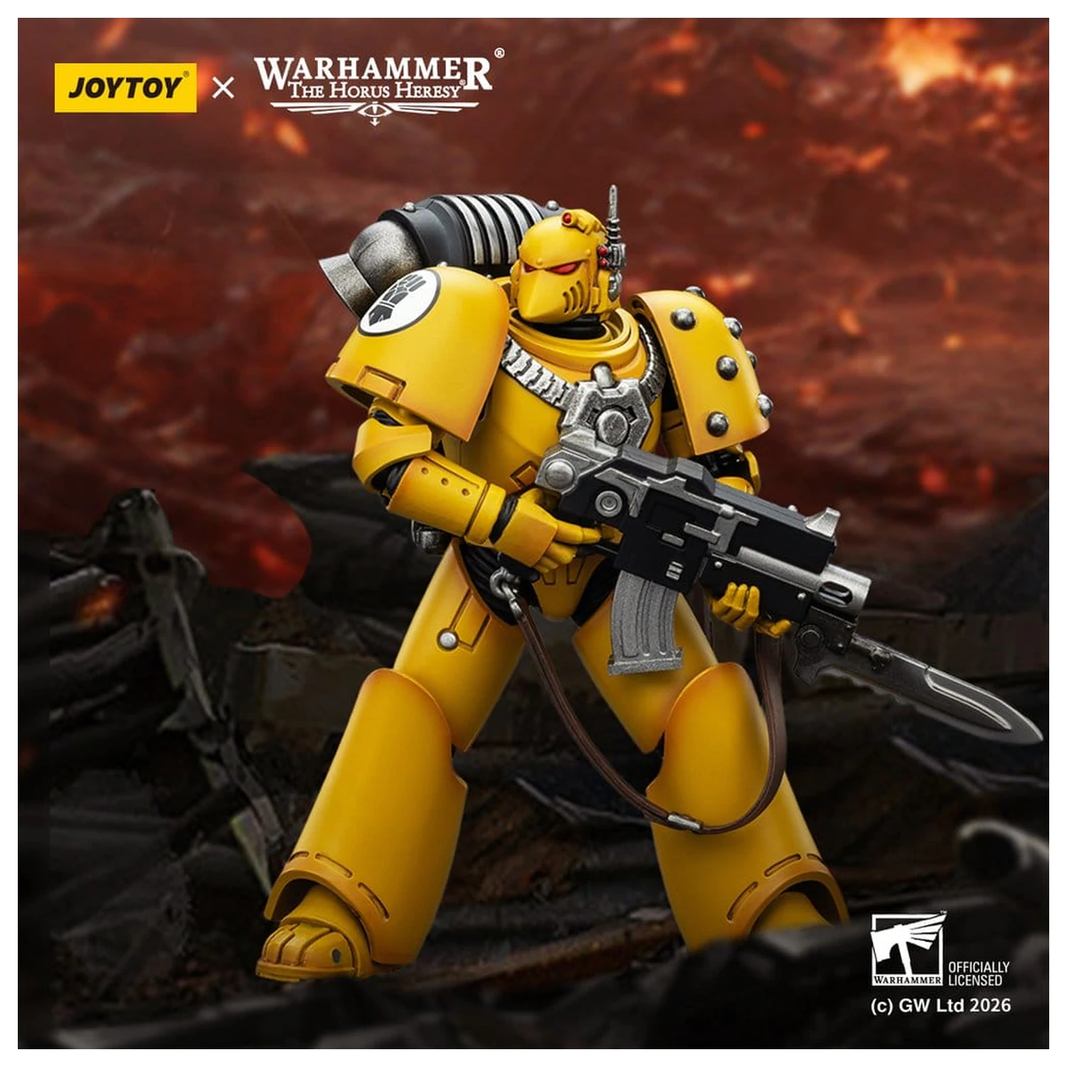 Warhammer The Horus Heresy Imperial Fist MKVI Tactical Legionary akciófigura 12 cm termékfotó