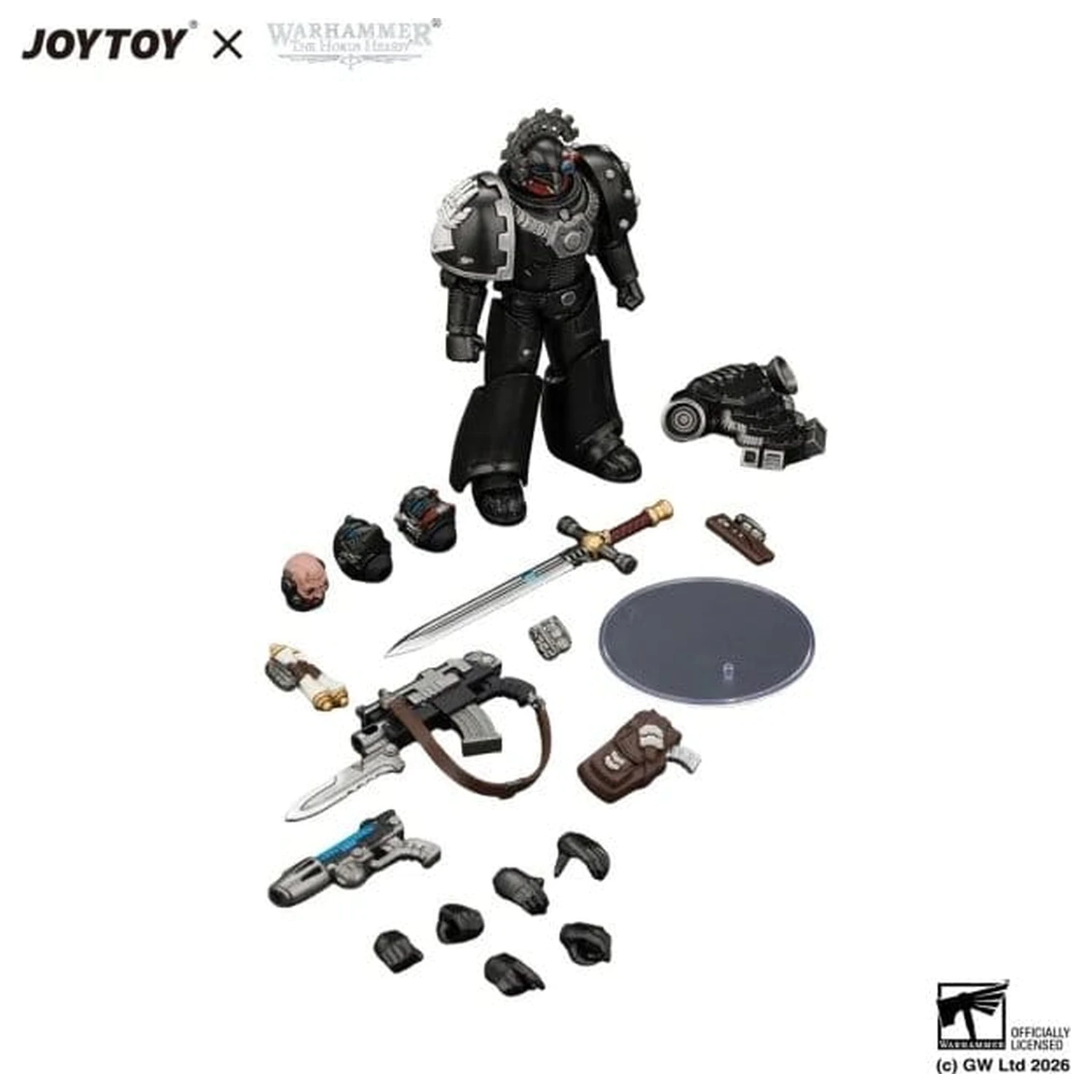 Warhammer The Horus Heresy Iron Hands MkVI Tactical Sergeant akciófigura 12 cm termékfotó