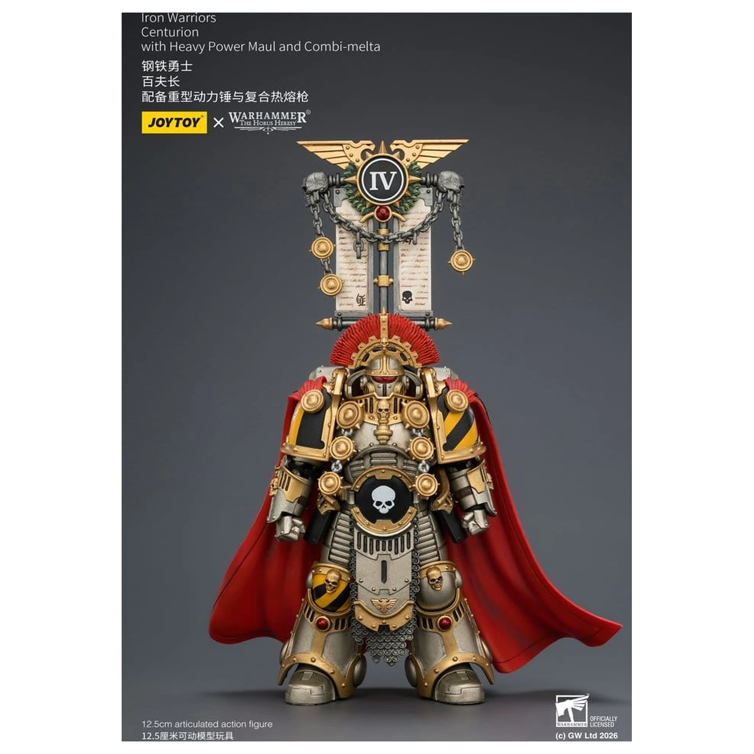 Warhammer The Horus Heresy Iron Warriors Centurion akciófigura 13 cm termékfotó