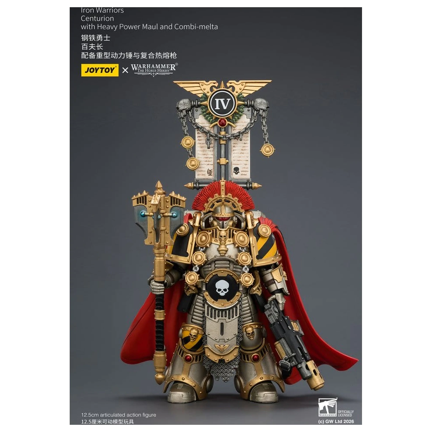 Warhammer The Horus Heresy Iron Warriors Centurion akciófigura 13 cm termékfotó