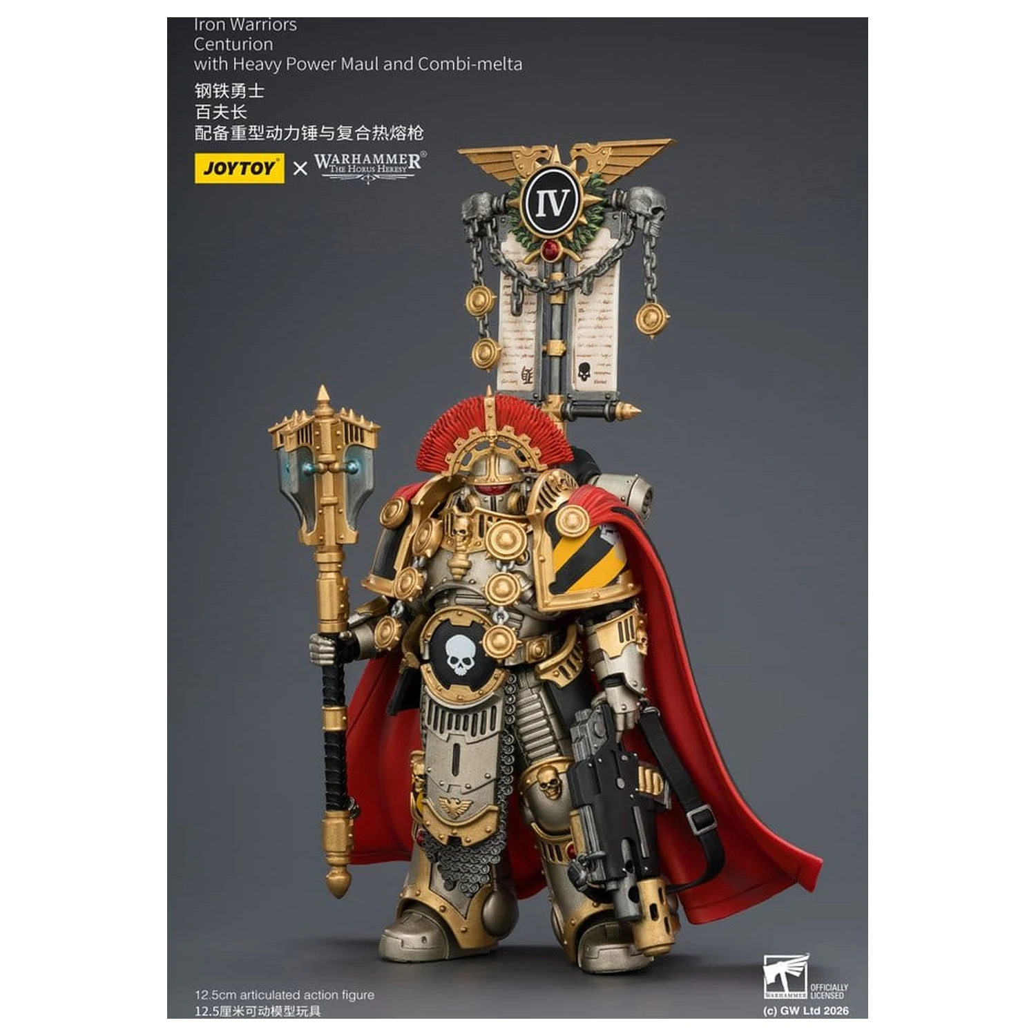 Warhammer The Horus Heresy Iron Warriors Centurion akciófigura 13 cm termékfotó