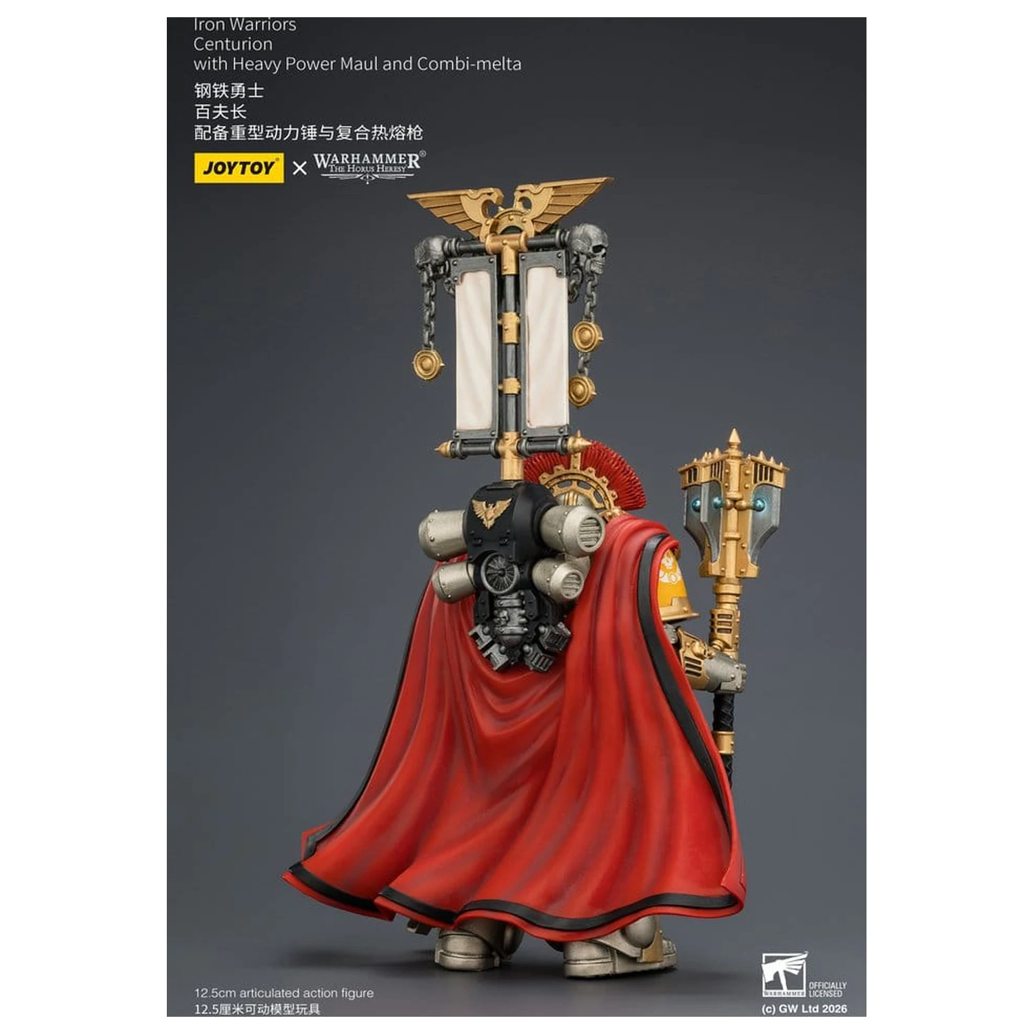 Warhammer The Horus Heresy Iron Warriors Centurion akciófigura 13 cm termékfotó