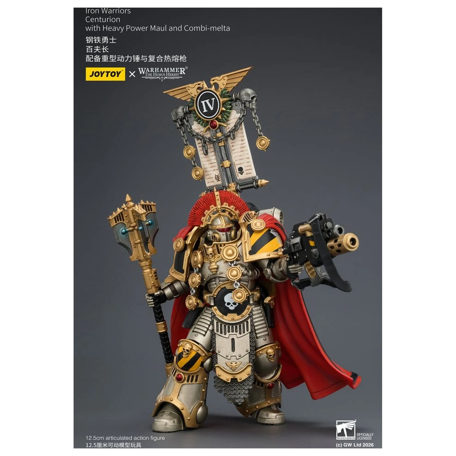 Warhammer The Horus Heresy Iron Warriors Centurion akciófigura 13 cm termékfotó