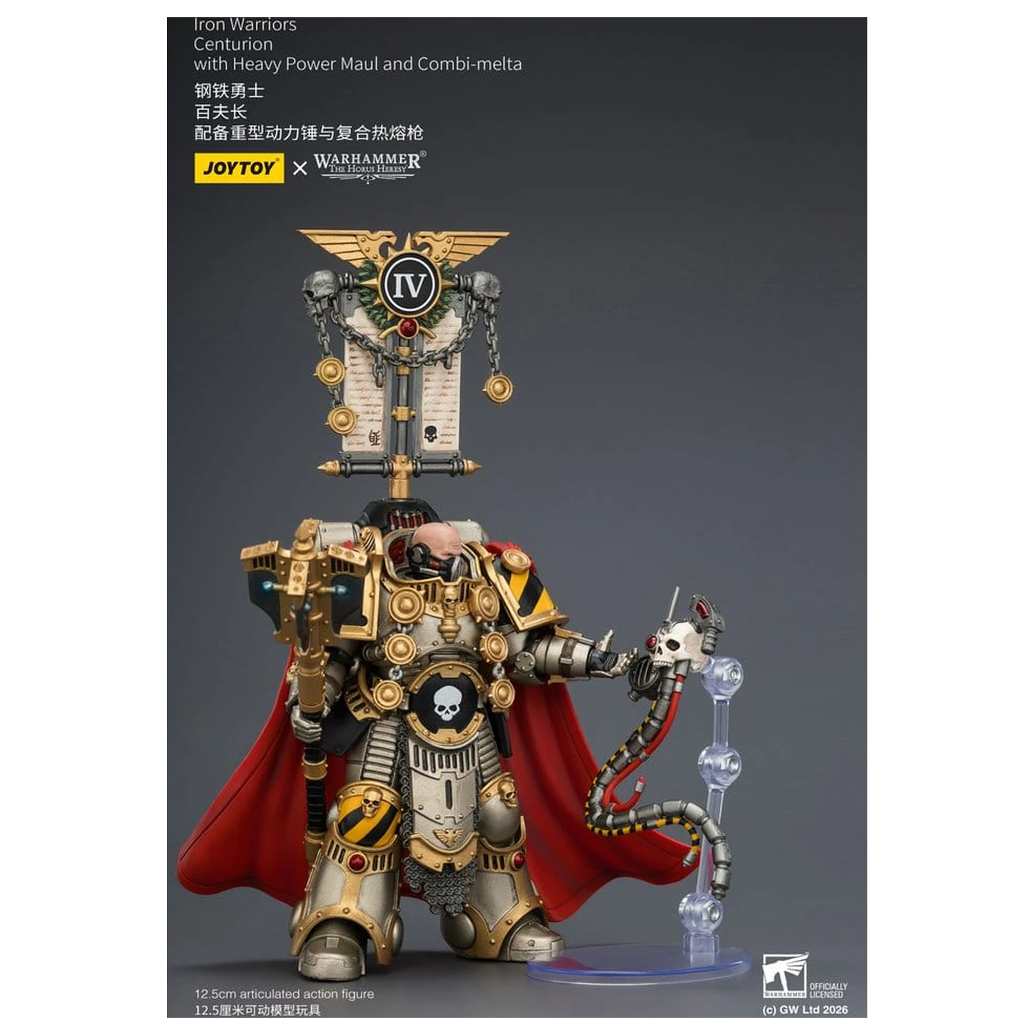 Warhammer The Horus Heresy Iron Warriors Centurion akciófigura 13 cm termékfotó
