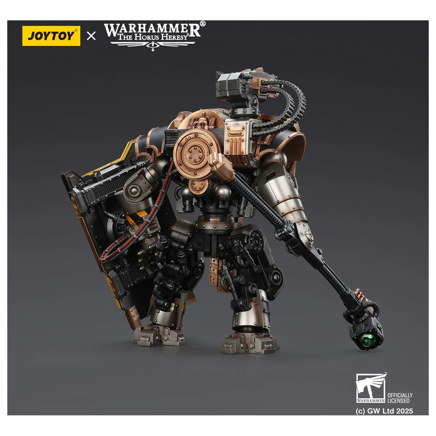 Warhammer The Horus Heresy Iron Warriors Iron Circle Domitar-Ferrum Class Battle-automata with Karceri Battle Shield akciófigura 24 cm termékfotó