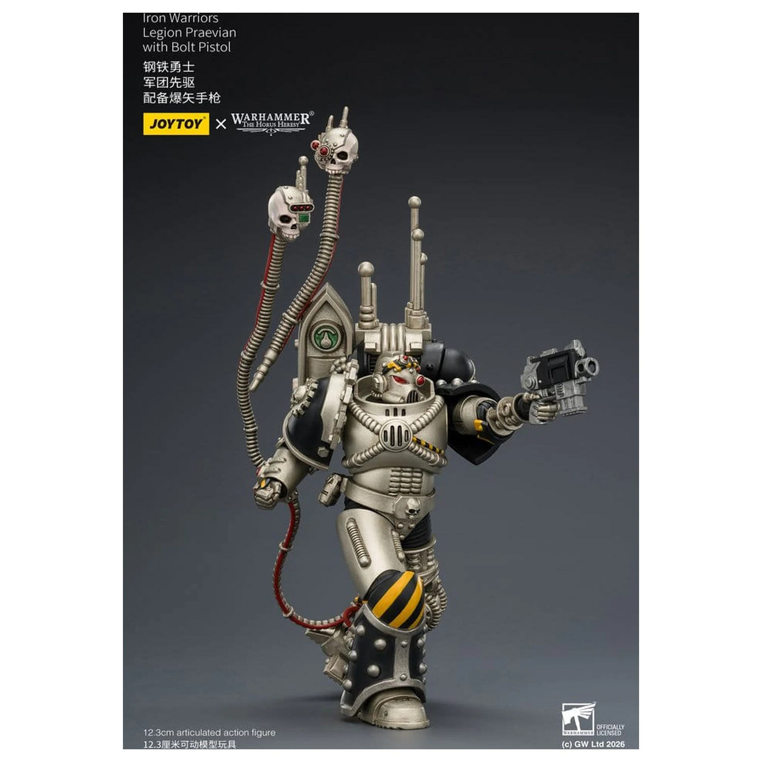 Warhammer The Horus Heresy Iron Warriors Legion Praevian akciófigura 12 cm termékfotó