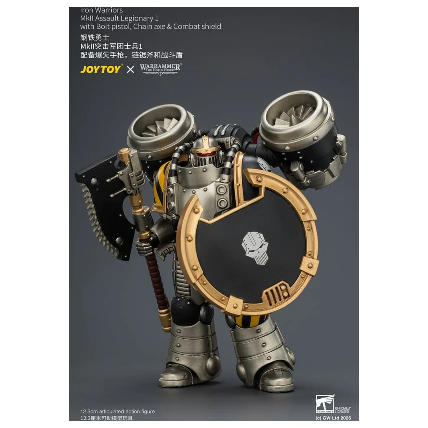 Warhammer The Horus Heresy Iron Warriors MkII Assault Legionary 1 akciófigura 12 cm termékfotó